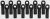 Long Rod Ends TRA Black 12pk