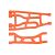 Upper & Lower Arm for X-Maxx Orange