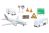 American Airlines New Livery Playset