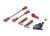 Aluminum Servo Arm and Linkages for Rowdi Red