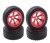 Treaded Tires mtd Red 4pk