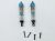 Alum Adjustable Oil Shocks Blue Shredder 2pc