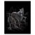 Silver Foil Mare And Foal