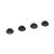 4mm LP Serrated Wheel Nuts 4pk