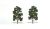 Medium Green Realistic Trees 8-9in