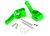 Rear Hub Carriers Green Aluminum pr