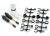 Hard Anodized Big Bore Front Shock Set pr