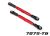 Alu Camber Links Rear Red pr