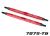 Front Toe Links Red Aluminum MAXX