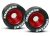 Wheelie Bar Tires Alum Red