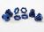 Alum Wheel Hubs Splined 17mm Blue