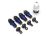 Alu GTR Shocks Blue 4pk