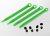 Pushrod Molded Green 4pk