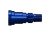 Stub Axle Blue Aluminum