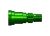 Stub Axle Aluminum Green Single