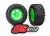 Tires Mtd for X-Maxx Green Wheels pr