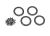Black Aluminum Beadlock Rings 2.2 4pk