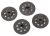 Wheel Hexes w/ Brake Disc 4pk