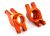 Axle Carriers Rear Aluminum Orange pr