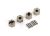 Wheel Hexes 7mm 4pk w/ Pins