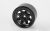 Stamped Steel 1.0in Beadlock Wheels Black 4pk