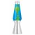 27in Lava Lamp Silver Yellow & Blue
