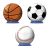 3D Puzzleball Sportsball 54pc