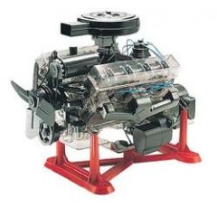 Visible V-8 Engine 1/4