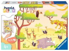 Puzzle & Play Safari 2x24pc