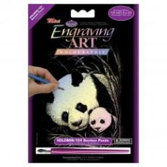 Mini Rainbow Foil Bamboo Panda