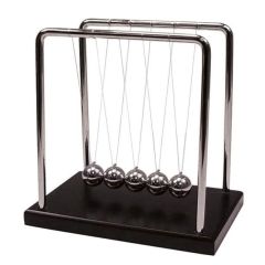 Newtons Cradle 7in Wood Base