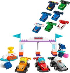 Lego Duplo F1 Team Race Cars & Drivers