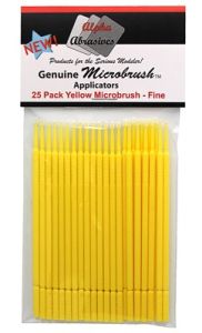 Micro Brushes Yellow Fine 25pk