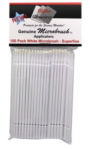 Micro Brushes White Superfine 100pk