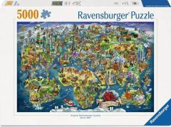 World Map 5000pc