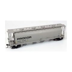 HO NSC 3800cuft Covered Hopper Procor Black Logo