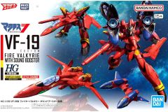 VF-19 Custom Fire Valkyrie w/ Sound Booster 1/100 HG
