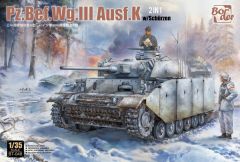 Pz.Bef.Wg.III Ausf.K w/ Schurzen 2-in-1 1/35