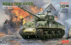 M4A3 76W VVSS Sherman Late w/ Interior 1/35 Upgrade Version