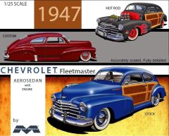 1947 Chevrolet Fleetmaster Aerosedan 1/25