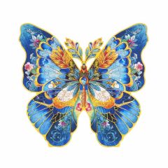 Morpho Helena Butterfly Wood Puzzle 200pc