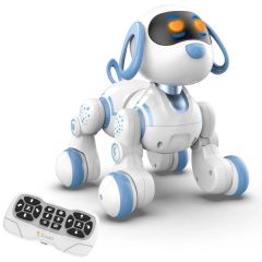 Remote Control & Interactive Robot Dog Toy Blue