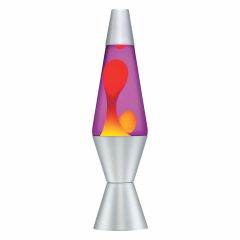14.5in Lava Lamp Classic Yel / Pur / Sil