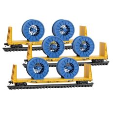 Bulkhead Flat w/ Cable Load TTPX 3pk in Jewel Cases