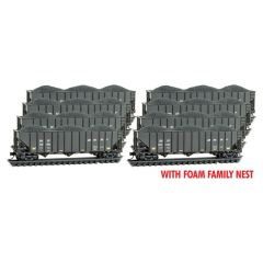 100T Open Top Hopper BNSF 8pk in Foam Case