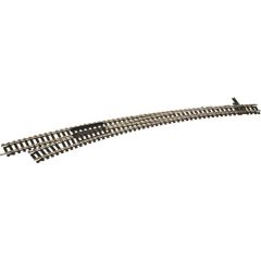 Code 100 Curved Turnout LH