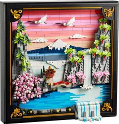 Japanese Cherry Blossom Landscape