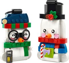 Lego Snowman Ornaments