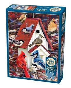 Winter Birdhouse 500pc