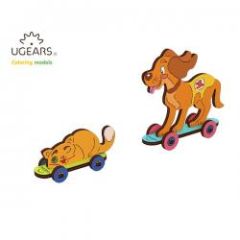 UGears Build And Paint Model Kitten & Puppy